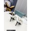 Prada Heel 8.5cm leather iconic triangle logo slingback pumps Brushed White