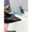 Prada Heel 8.5cm leather iconic triangle logo slingback pumps Brushed Black