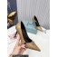 Prada Heel 8.5cm leather iconic triangle logo pumps Brushed Camel