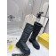 Fendi FF Fabric High boots Black 2022