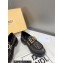 Fendi Logo FF Fabric Loafers 2022