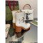 Gucci Heel 9cm Platform 2cm GG ankle boots with buckles 701100 White 2022