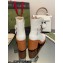 Gucci Heel 9cm Platform 2cm GG ankle boots with buckles 701100 White 2022