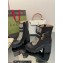 Gucci Heel 9cm Platform 2cm GG ankle boots with buckles 701100 Black/Beige 2022
