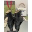 Gucci Heel 6.5cm GG ankle boots with buckles 701100 Black/Beige 2022