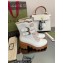 Gucci Heel 6.5cm GG ankle boots with buckles 701100 White 2022