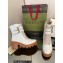 Gucci Heel 6.5cm GG ankle boots with buckles 701100 White 2022