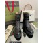 Gucci Heel 6.5cm GG ankle boots with buckles 701100 Black 2022