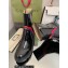 Gucci Heel 6.5cm ankle boots with Double G Brushed Black 2022