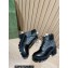 Gucci Heel 6cm Platform 2cm GG ankle boots ‎659691 Black 2022