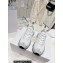 Dior White Technical Fabric Mesh and Rubber Vibe Sneakers 2022