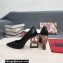 Dolce & Gabbana Heel 10.5cm Pumps with Crystal DG Pop heel Black 2022