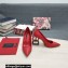 Dolce & Gabbana Heel 10.5cm Pumps with Crystal DG Pop heel Red 2022