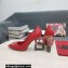 Dolce & Gabbana Heel 10.5cm Logo Pumps with Crystal DG Pop heel Red 2022