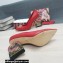 Dolce & Gabbana Heel 10.5cm Logo Pumps with Crystal DG Pop heel Red 2022