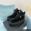 Chanel Chain Lace-Ups ankle boots G39332 Velvet Black 2022