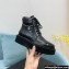 Chanel Chain Lace-Ups ankle boots G39332 Leather/Patent Black 2022