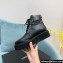 Chanel Chain Lace-Ups ankle boots G39332 Leather/Patent Black 2022