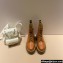 Celine bulky laced up Boots Calfskin Brown 2022