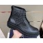 Dior Smooth Calfskin and Oblique Jacquard Explorer Men's Ankle Boots Black 2022