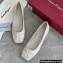 Ferragamo Gancini ballet flats White 2022