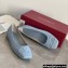 Ferragamo Gancini ballet flats Baby Blue 2022