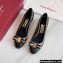 Ferragamo Heel 3.5cm Vara Bow Pumps Black 2022