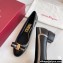 Ferragamo Heel 3.5cm Vara Bow Pumps Black 2022