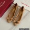 Ferragamo Heel 3.5cm Vara Bow Pumps Beige 2022
