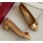 Ferragamo Heel 3.5cm Vara Bow Pumps Beige 2022