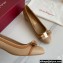 Ferragamo Heel 3.5cm Vara Bow Pumps Beige 2022