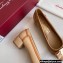 Ferragamo Heel 3.5cm Vara Bow Pumps Beige 2022