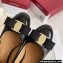 Ferragamo Heel 4cm Vara Bow Pumps Black 2022
