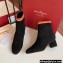 Ferragamo Suede ankle boots Black/Orange 2022