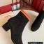 Ferragamo Suede ankle boots Black/Orange 2022