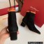 Ferragamo Suede ankle boots Black/Orange 2022