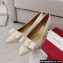 Ferragamo Heel 5.5cm Viva Pumps White 2022