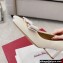 Ferragamo Heel 5.5cm Viva Pumps White 2022