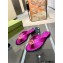 Gucci Interlocking G Women/Men thong sandals Fuchsia 2022