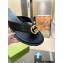 Gucci Interlocking G Women/Men thong sandals Black 2022