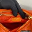 Prada System nappa leather patchwork shoulder bag 1BC157 Orange