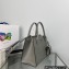 Prada Monochrome small Saffiano Leather bag 1BA156 Gray
