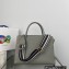 Prada Monochrome medium Saffiano Leather bag 1BA155 Gray