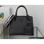 Prada Monochrome small Saffiano Leather bag 1BA156 Black