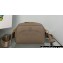 Prada Perforated logo Leather shoulder bag 1BH187 Camel 2022