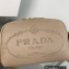Prada Perforated logo Leather shoulder bag 1BH187 Camel 2022
