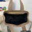 Prada perforated logo Medium leather tote Bag 1BG384 Camel 2022