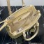 Prada Galleria satin Small bag with crystals 1BA896 Apricot