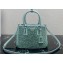 Prada Galleria satin Small bag with crystals 1BA896 Light Green