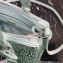 Prada Galleria satin Small bag with crystals 1BA896 Light Green